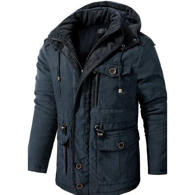 Veste chaude à capuche pour homme | Hiver