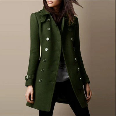 Valeen | Manteau de tweed pour femme | Longue