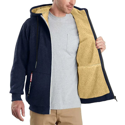 Drew | Veste polaire à capuche pour hommes | Chaude