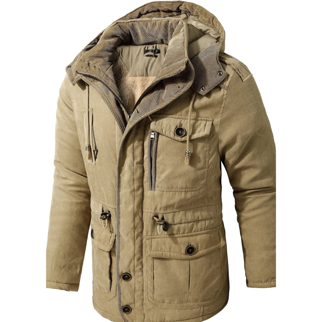 Veste chaude à capuche pour homme | Hiver