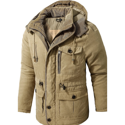 Veste chaude à capuche pour homme | Hiver