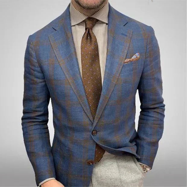 Hommes - Blazer à coupe moderne | Manches longues