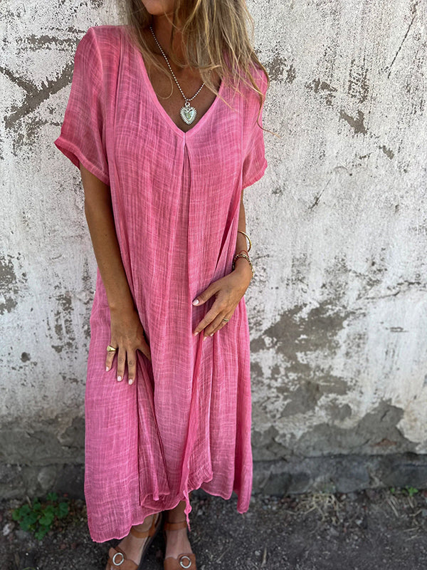 Robe décontractée confortable pour femmes | Maxi