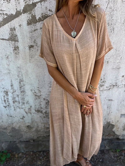 Robe décontractée confortable pour femmes | Maxi