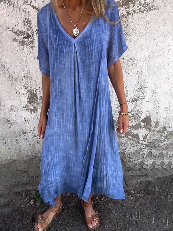 Robe décontractée confortable pour femmes | Maxi