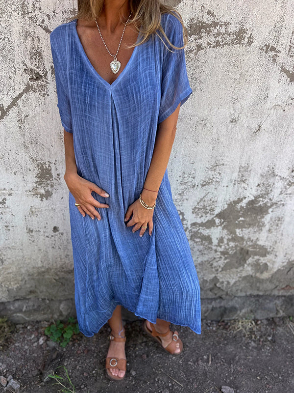 Robe décontractée confortable pour femmes | Maxi