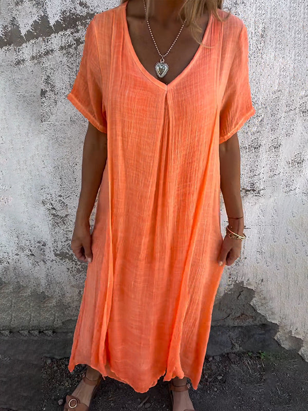Robe décontractée confortable pour femmes | Maxi
