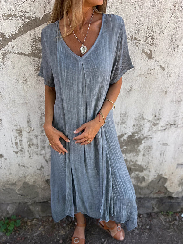 Robe décontractée confortable pour femmes | Maxi