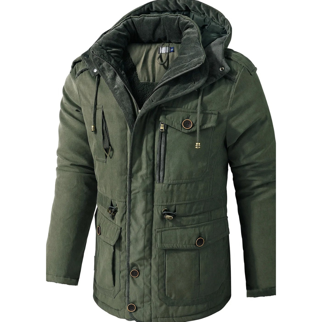 Veste chaude à capuche pour homme | Hiver