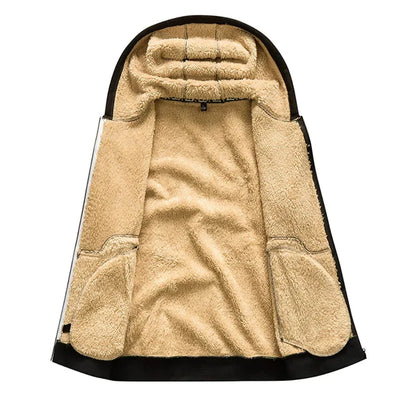 Drew | Veste polaire à capuche pour hommes | Chaude