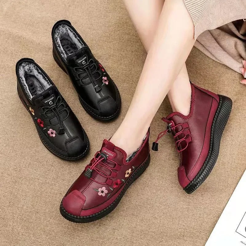 Chaussures pour femmes doublées de laine polaire | Confort