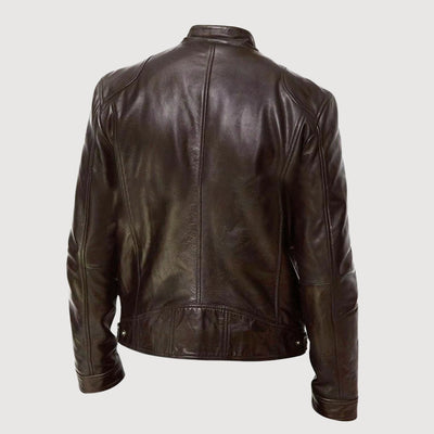 Veste en cuir de première qualité pour hommes | Moto
