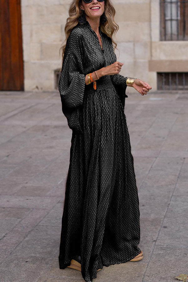Robe longue fluide et légère pour femmes | Maxi