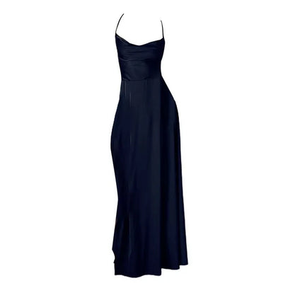 Robe de soirée sans manches pour femme | Maxi