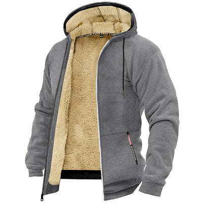 Drew | Veste polaire à capuche pour hommes | Chaude