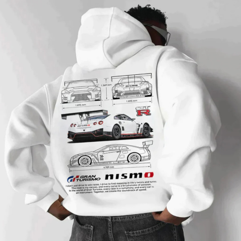 Yaris | Sweat à capuche surdimensionné pour hommes | Avec Capuche