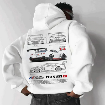 Yaris | Sweat à capuche surdimensionné pour hommes | Avec Capuche