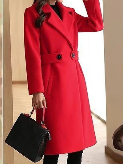 Lou | Manteau d'hiver élégant pour femmes | Long