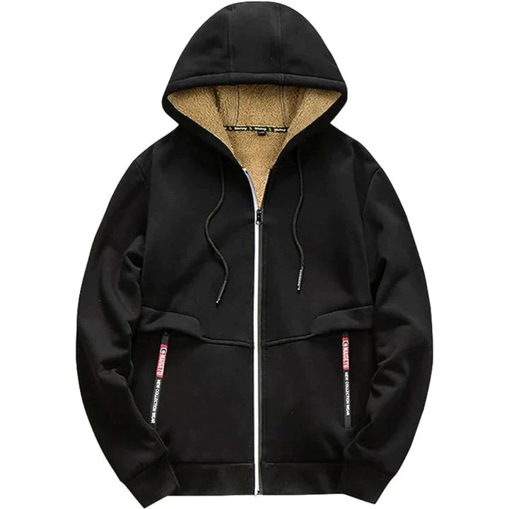Drew | Veste polaire à capuche pour hommes | Chaude