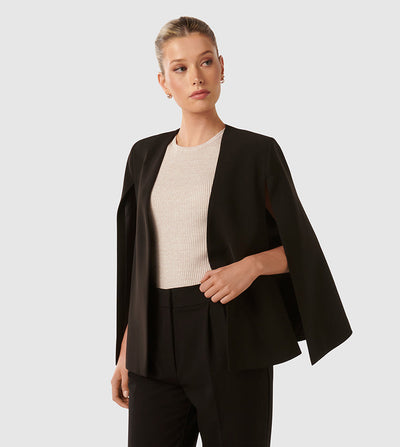 Blazer élégant à capuchon pour femmes | Tailored