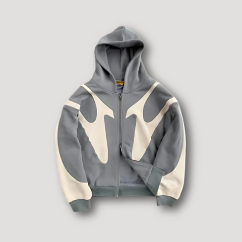 Sweat à capuche urbain et audacieux pour homme | Zippé