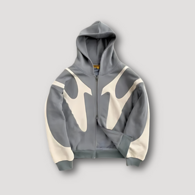 Sweat à capuche urbain et audacieux pour homme | Zippé