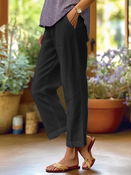 Pantalon de lin pour femme | Baggy