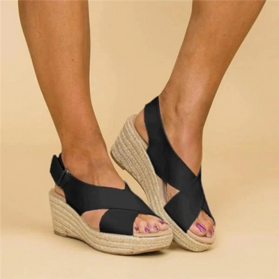 Sandales compensées d'été pour femmes | Confort