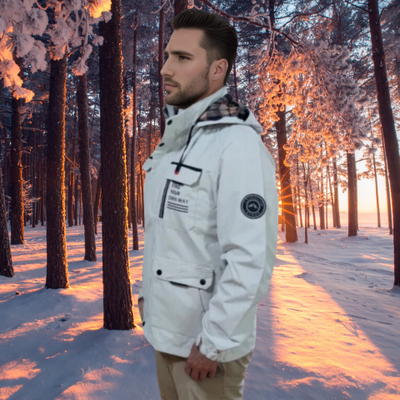 Veste d'hiver imperméable pour homme | À capuche