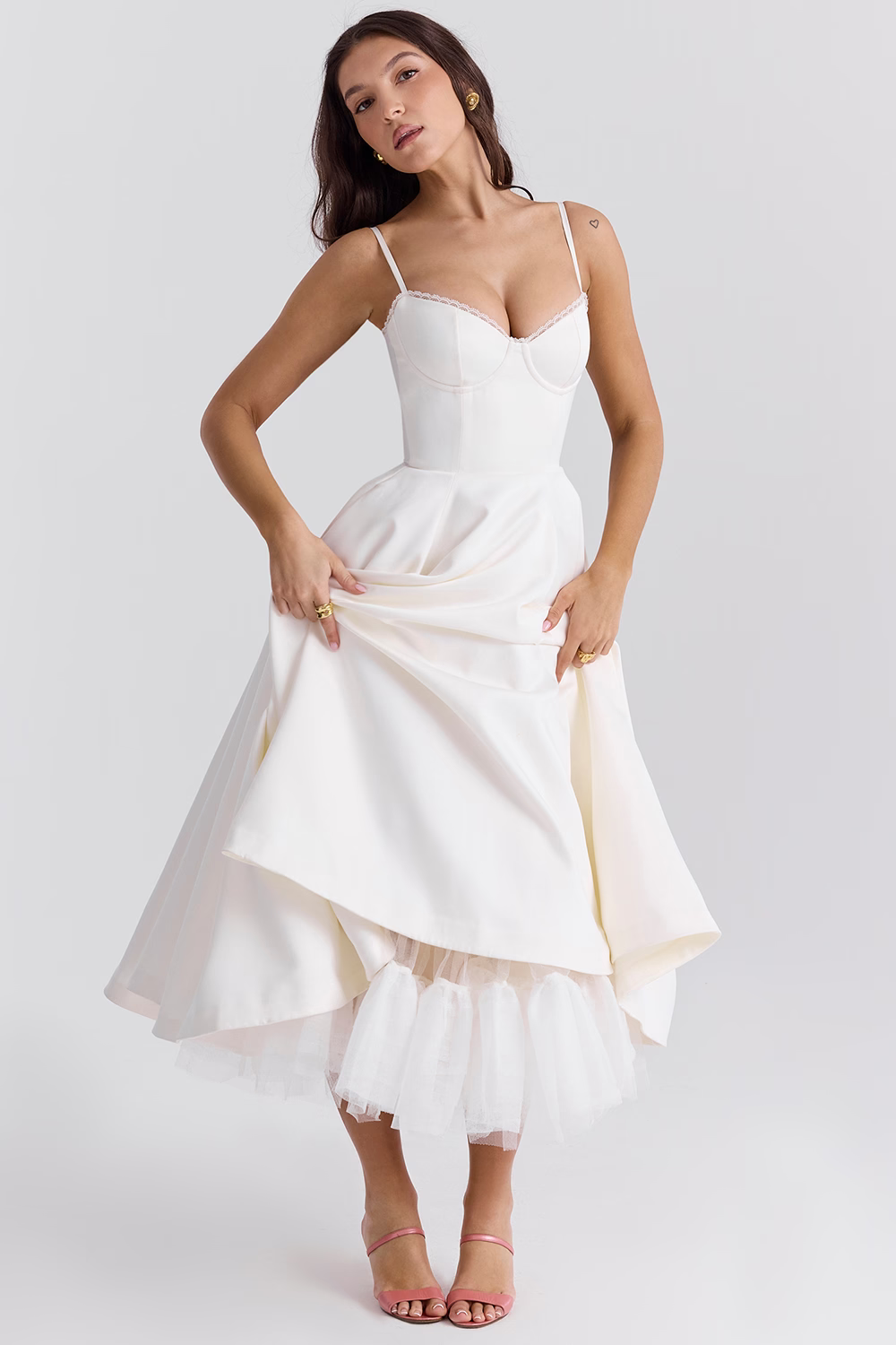 Robe longue amincissante de luxe pour femme | Maxi