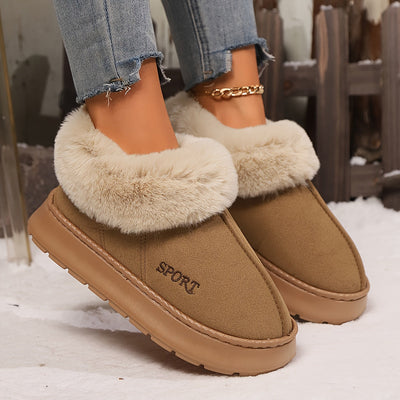 Chaussons chauds en peluche pour femmes | Confort