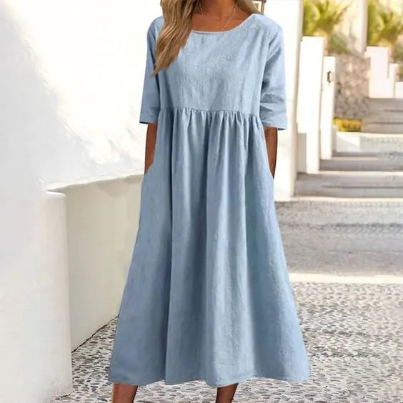 Robe d'été décontractée pour femmes | Midi