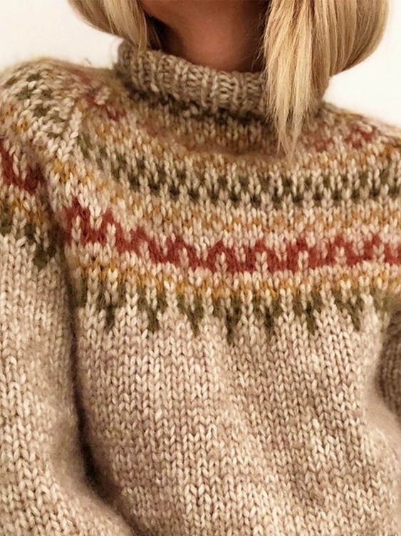 Chandail nordique pour femmes | Chaud