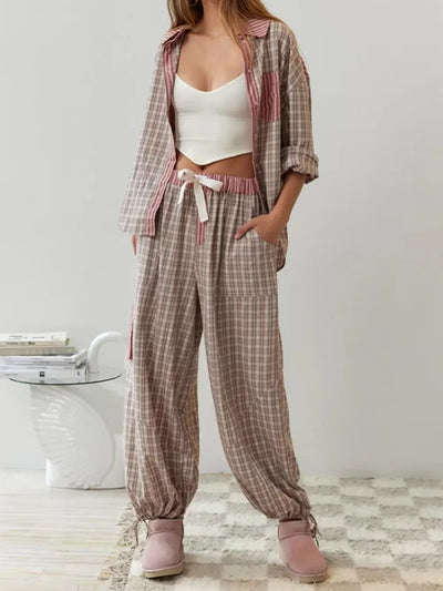 Fleur | Pyjama deux pièces pour femme
