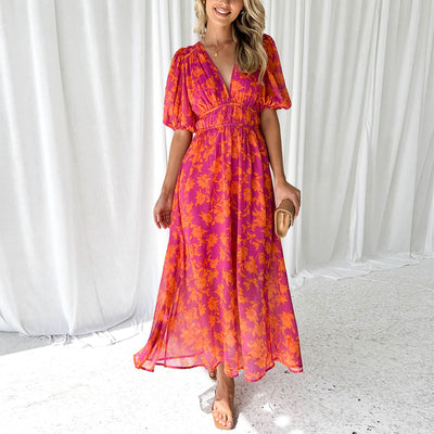 Robe fluide élégante pour femmes | Maxi