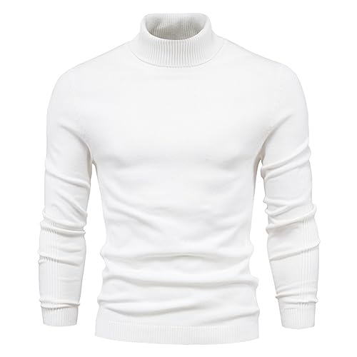 Pull à col roulé classique pour homme | Chaud