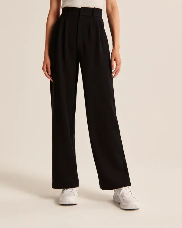 Pantalon élégant à pinces pour femmes | Travail