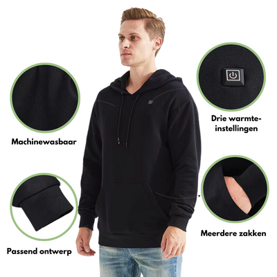 Sweat à capuche stylé pour hommes | Chauffé