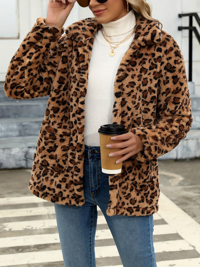 Cleo - Veste Sherpa à carreaux
