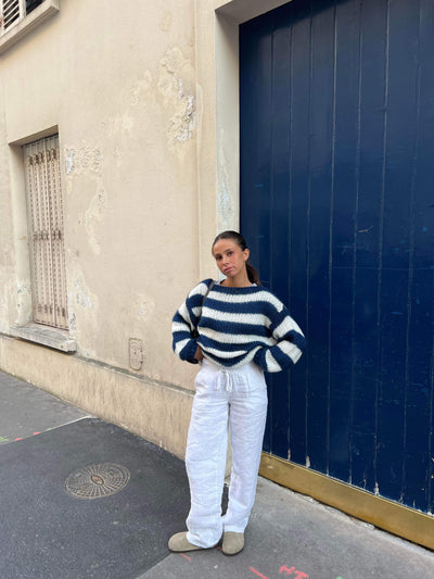 Pull rayé pour femmes | Oversized