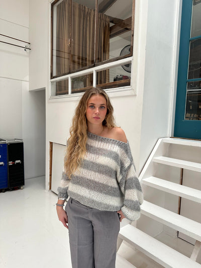 Pull rayé pour femmes | Oversized