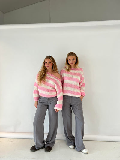 Pull rayé pour femmes | Oversized