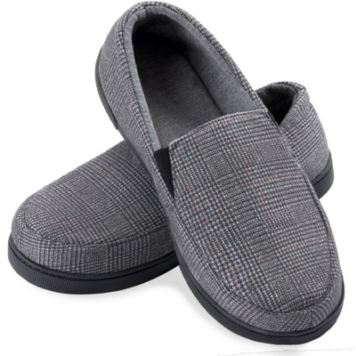 Mocassins chauds à carreaux pour hommes | Support