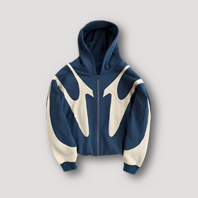 Sweat à capuche urbain et audacieux pour homme | Zippé