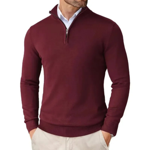 Pull à fermeture éclair pour homme | Chaud