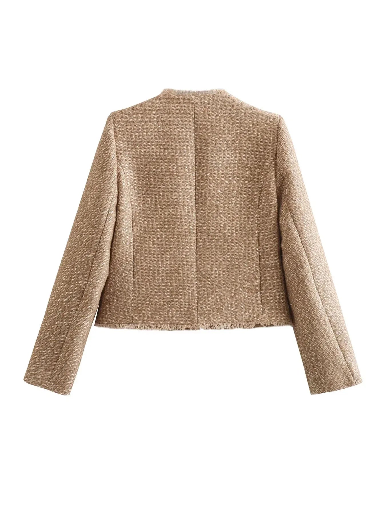Veste en tweed chic pour femme | Chaude
