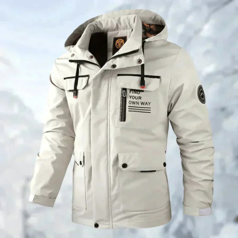 Veste d'hiver imperméable pour homme | À capuche