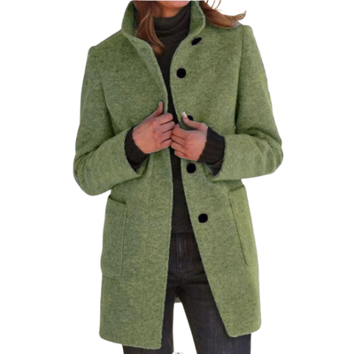 Manteau rembourré boutonné pour femme | Hiver