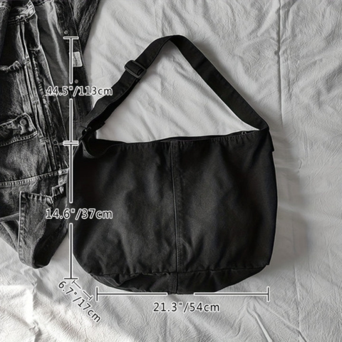 Sac à bandoulière résistant pour homme | Grand format