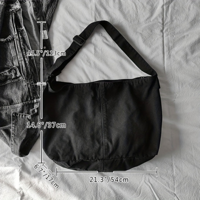 Sac à bandoulière résistant pour homme | Grand format